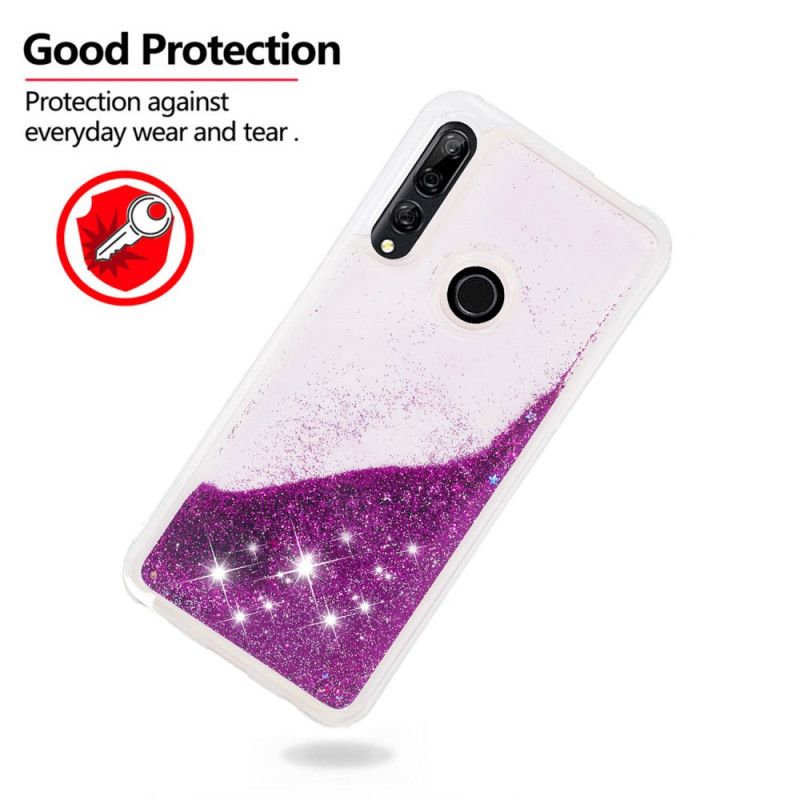 Cover for Huawei P Smart Z Lyseblå Jeg Er Glitter