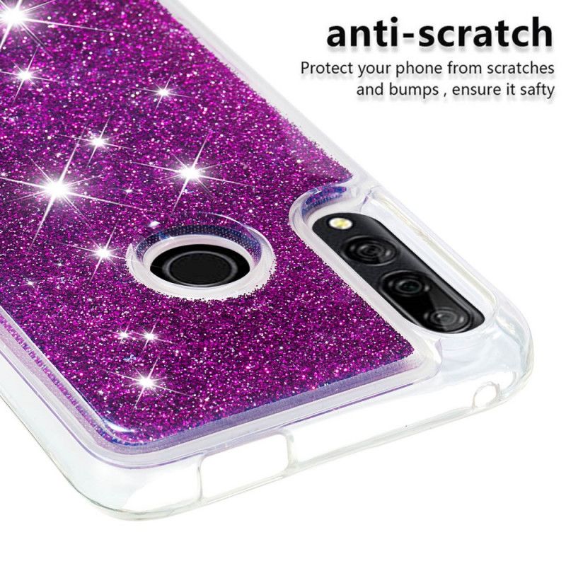 Cover for Huawei P Smart Z Lyseblå Jeg Er Glitter