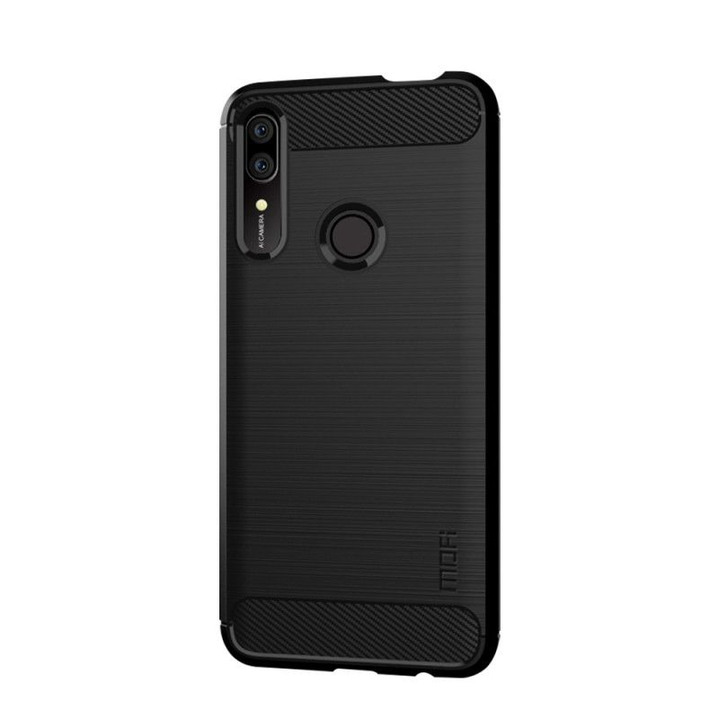 Cover Huawei P Smart Z Sort Mofi Børstet Kulfiber