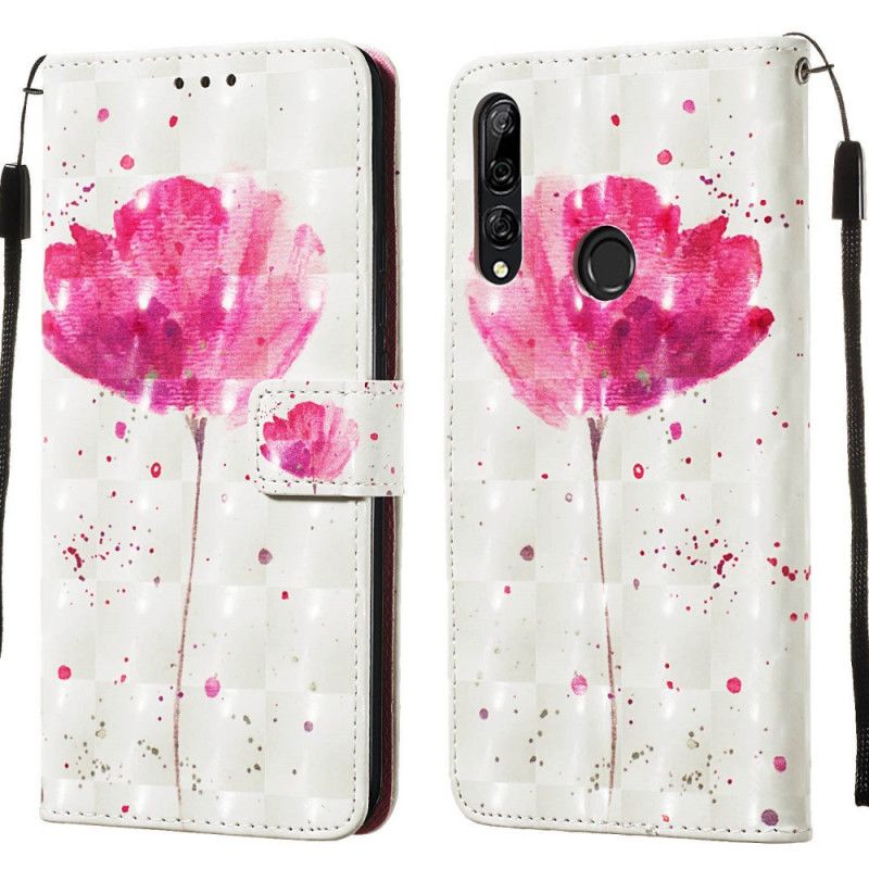 Flip Cover Huawei P Smart Z Mobilcover Akvarelvalmue