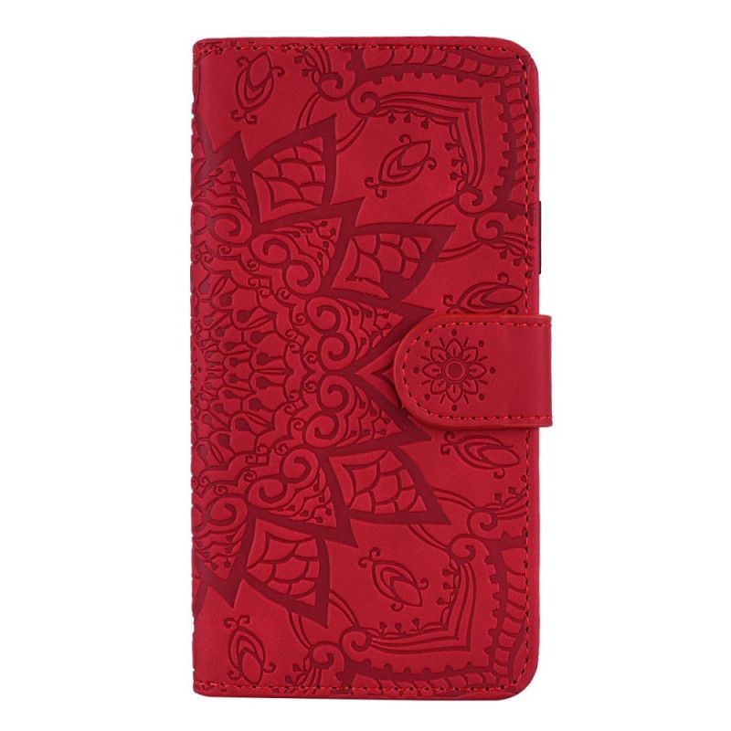 Flip Cover Læder for Huawei P Smart Z Sort Blomsterprint