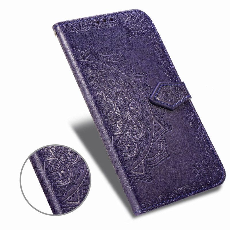 Flip Cover Læder for Huawei P Smart Z Sort Mandala I Middelalderen