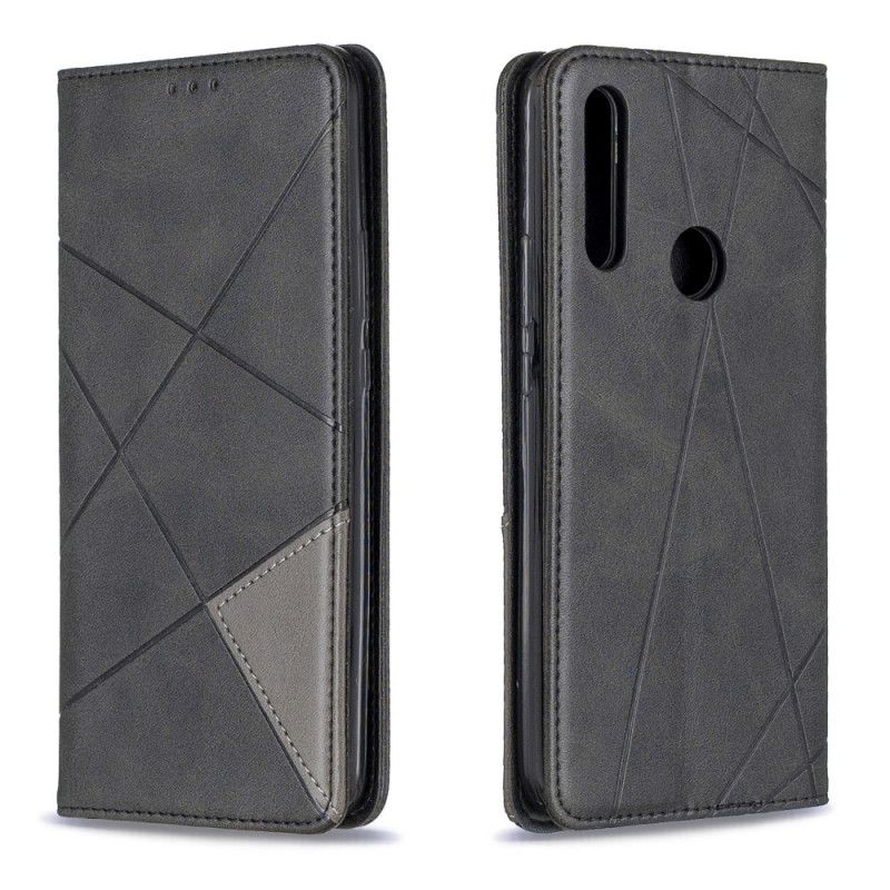 Læder Cover Huawei P Smart Z Sort Kunstnerstil Original