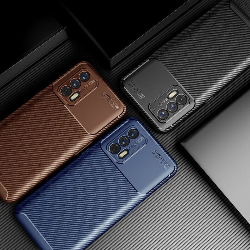 Cover Realme Gt 5g Fleksibel Kulfibertekstur