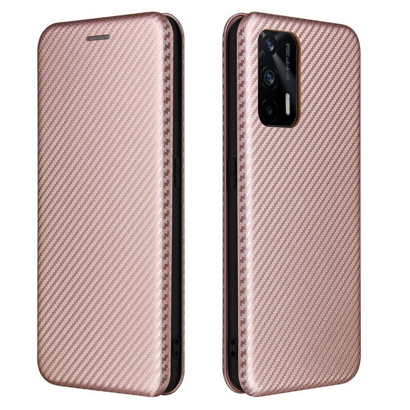 Flip Cover Realme Gt 5g Silikone Carbon