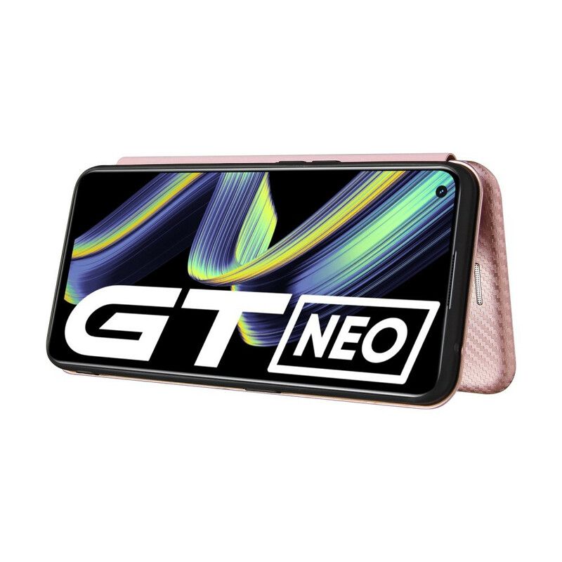 Flip Cover Realme Gt 5g Silikone Carbon