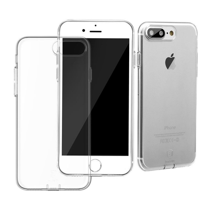 Cover for iPhone 7 Plus / 8 Plus Gennemsigtig Baseus Enkel Serie