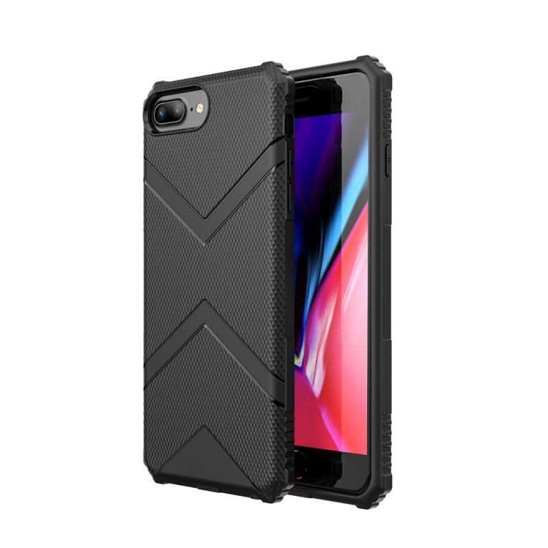 Cover for iPhone 7 Plus / 8 Plus Sort Skjold