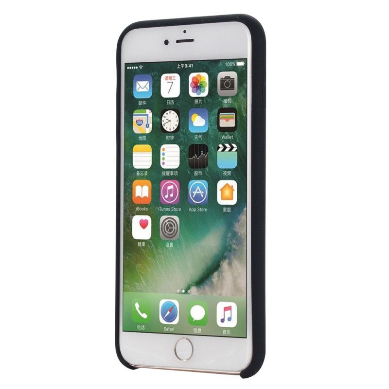 Cover iPhone 7 Plus / 8 Plus Sort Flydende Silikone