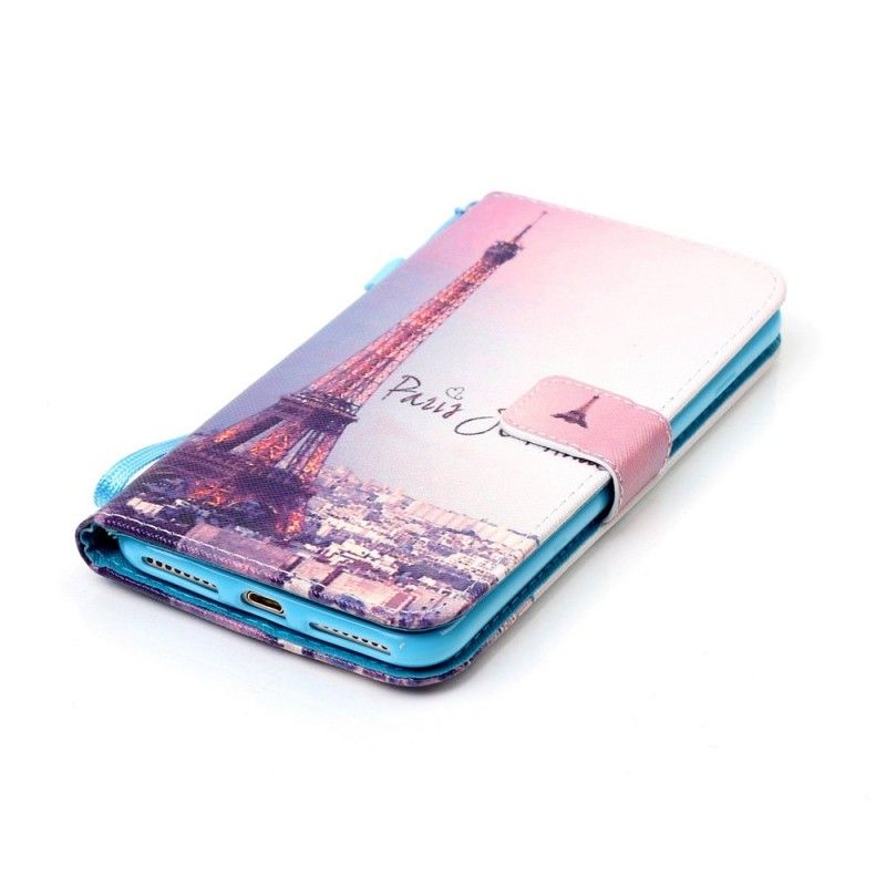 Flip Cover iPhone 7 Plus / 8 Plus Mobilcover Paris. Jeg Elsker Dig