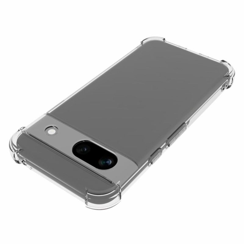 Cover Google Pixel 8a Telefon Etui Transparent Med Forstærkede Hjørner