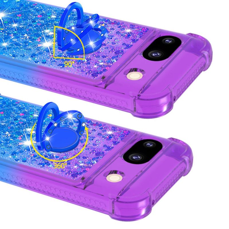 Cover Til Google Pixel 8a Glitter Gradient Support Ring