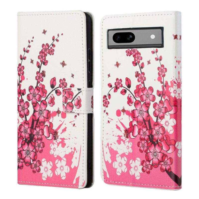 Flip Cover Google Pixel 8a Blommeblomster