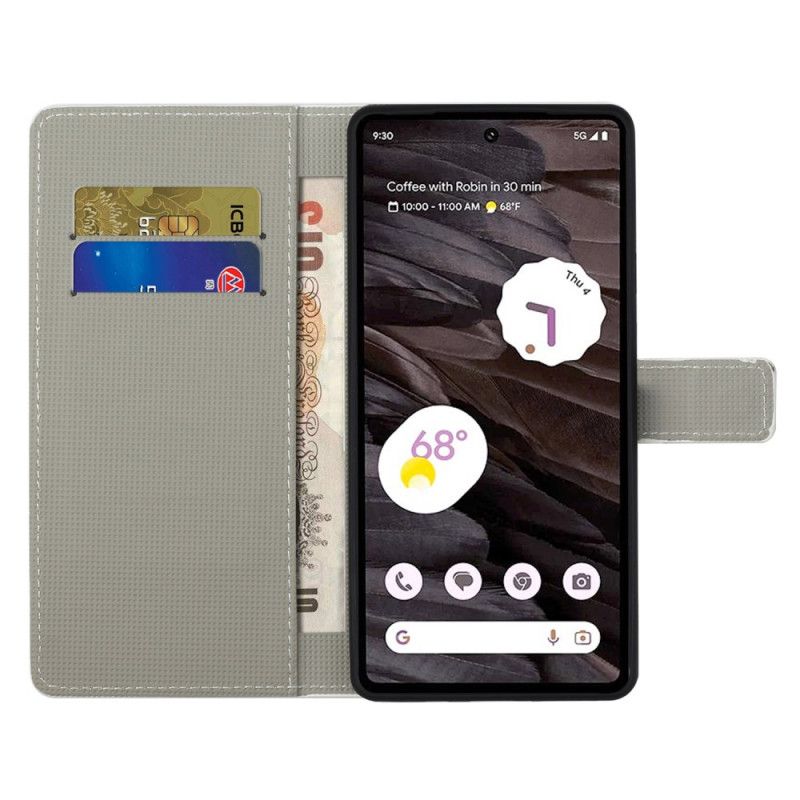 Flip Cover Google Pixel 8a Blommeblomster