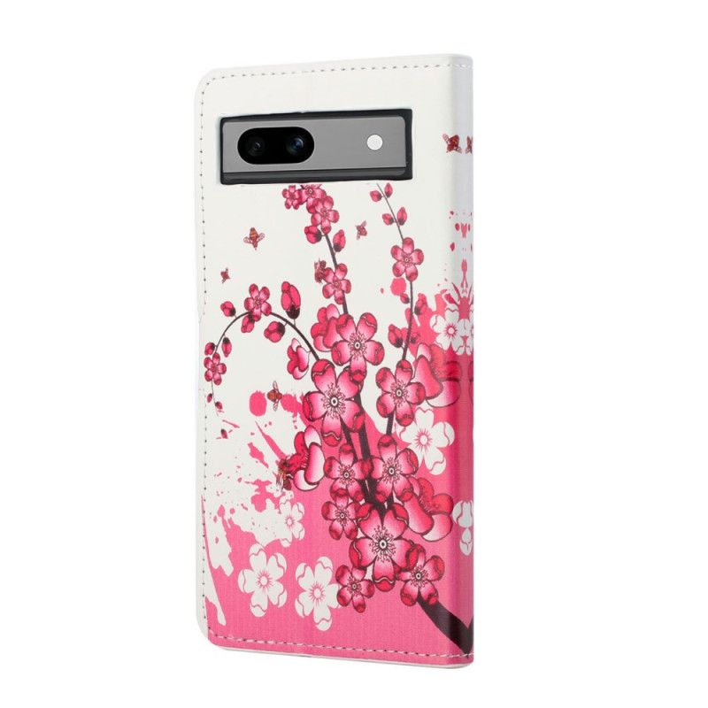 Flip Cover Google Pixel 8a Blommeblomster