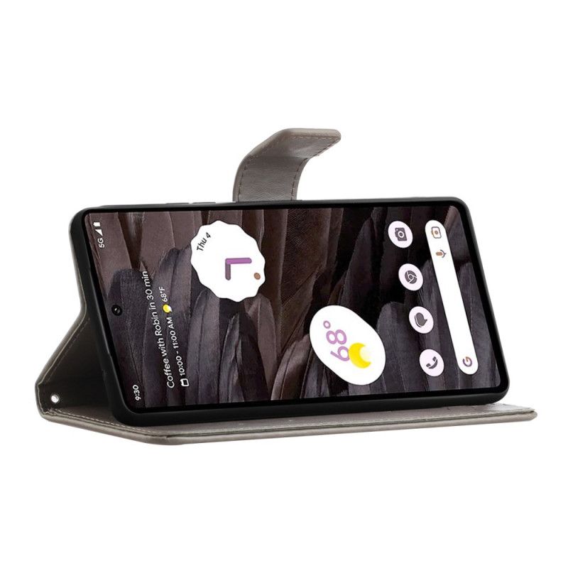 Flip Cover Google Pixel 8a Blomsterrem