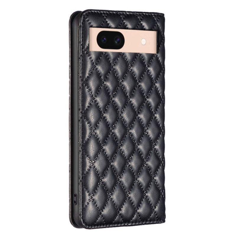 Flip Cover Google Pixel 8a Quiltet Binfen Farve