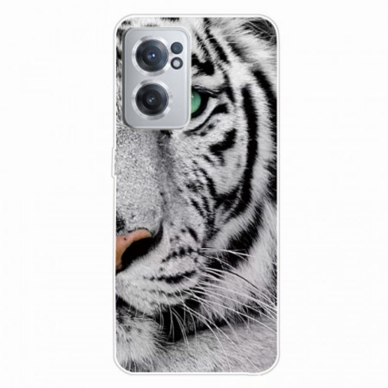 Cover OnePlus Nord CE 2 5G Hvid Tiger