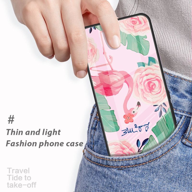 Cover Huawei Pura 70 Pro Telefon Etui Lyserøde Blomster Af Hærdet Glas