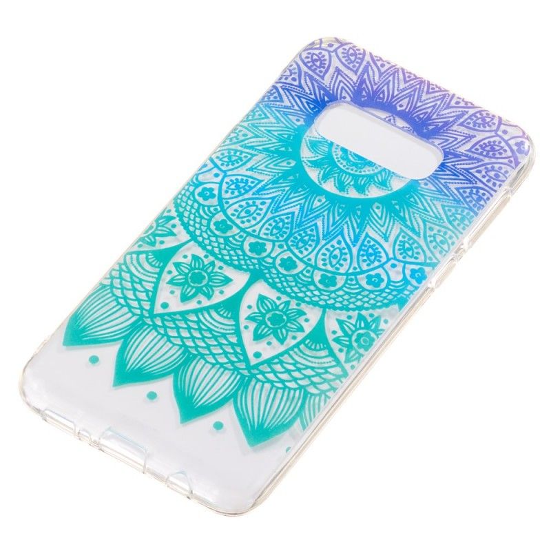 Cover for Samsung Galaxy S10e Gennemsigtig Farverig Mandala