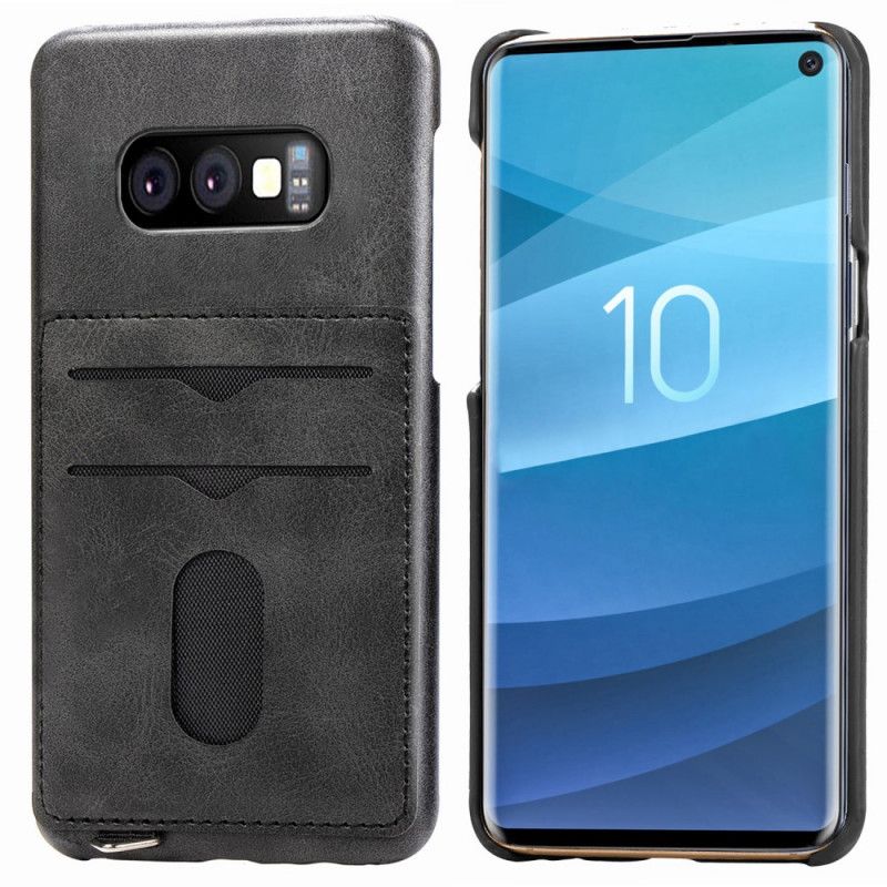 Cover for Samsung Galaxy S10e Grå 2 Premium Kortholdere