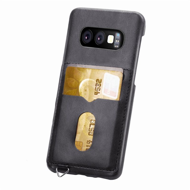 Cover for Samsung Galaxy S10e Grå 2 Premium Kortholdere