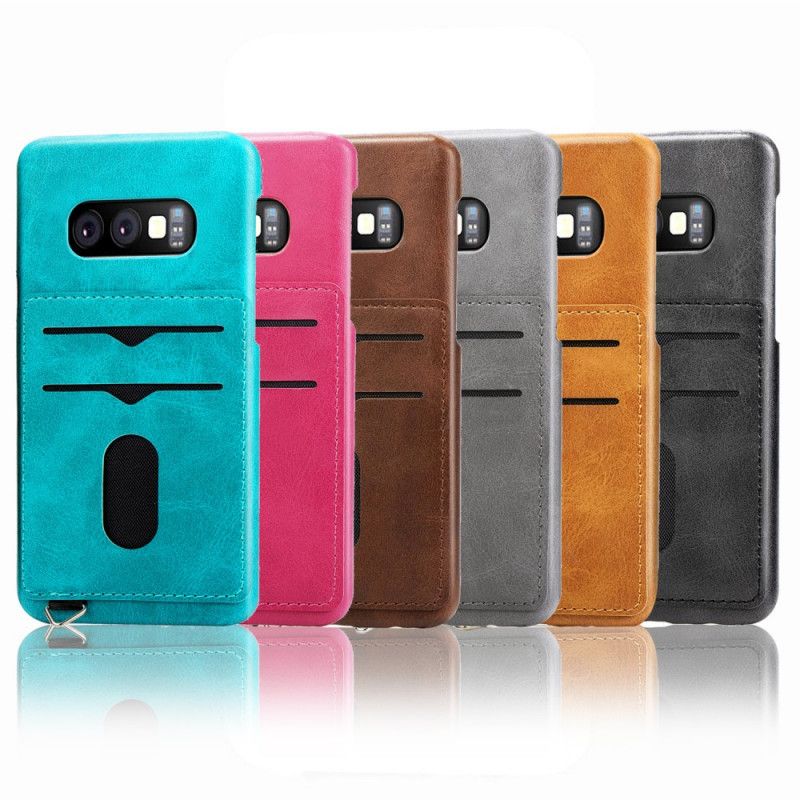 Cover for Samsung Galaxy S10e Grå 2 Premium Kortholdere