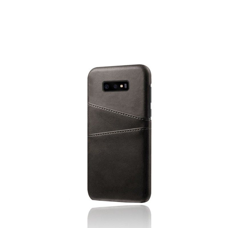 Cover for Samsung Galaxy S10e Sort Kortholder