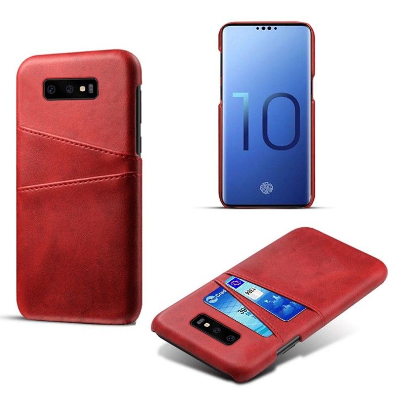 Cover for Samsung Galaxy S10e Sort Kortholder