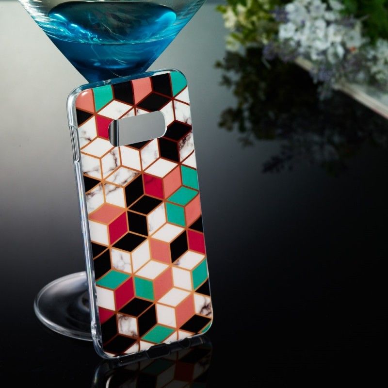 Cover Samsung Galaxy S10e Farvede Terninger