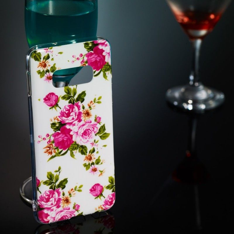 Cover Samsung Galaxy S10e Fluorescerende Frihedsblomster Original