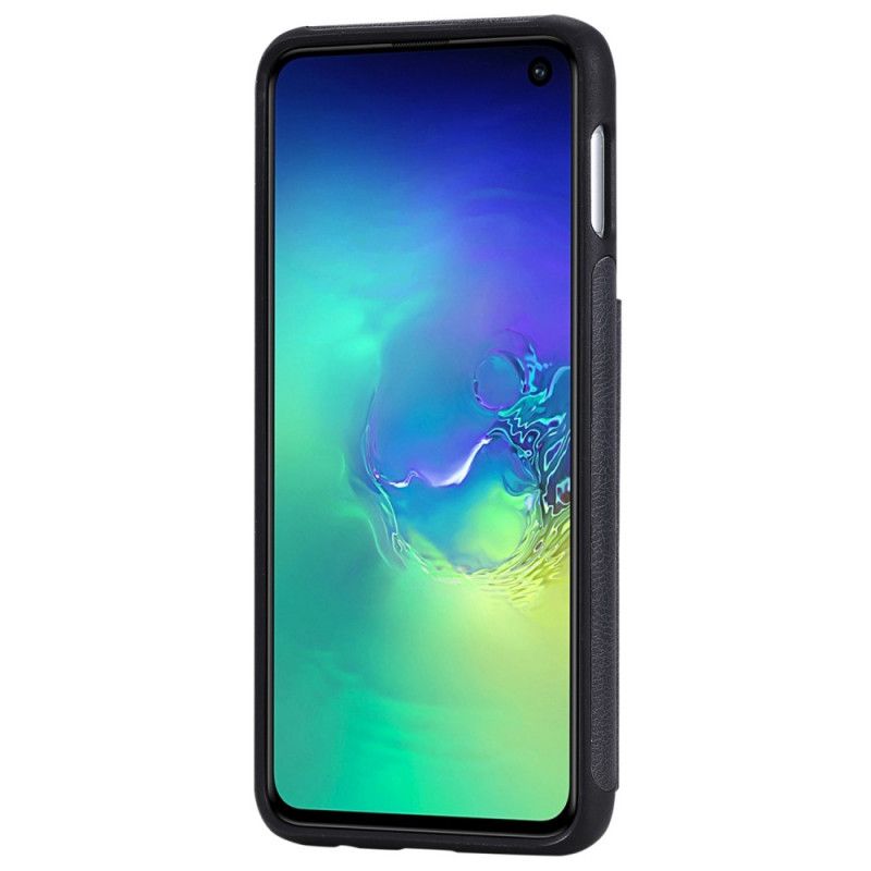 Cover Samsung Galaxy S10e Lilla Mobilcover Kortholder Med Katteprint