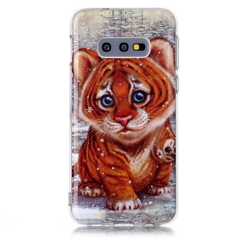 Cover Samsung Galaxy S10e Mobilcover Baby Tiger