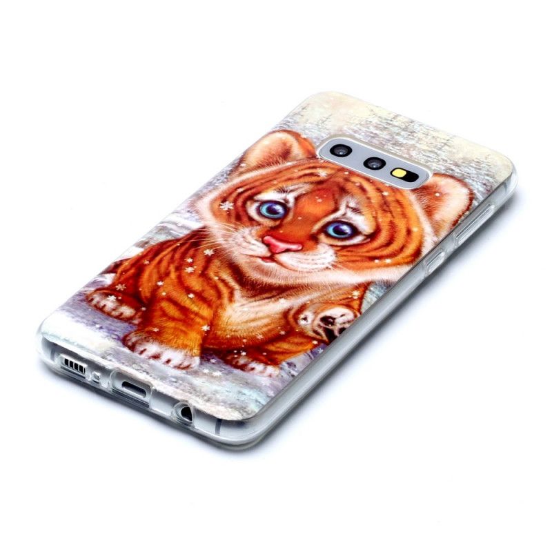 Cover Samsung Galaxy S10e Mobilcover Baby Tiger