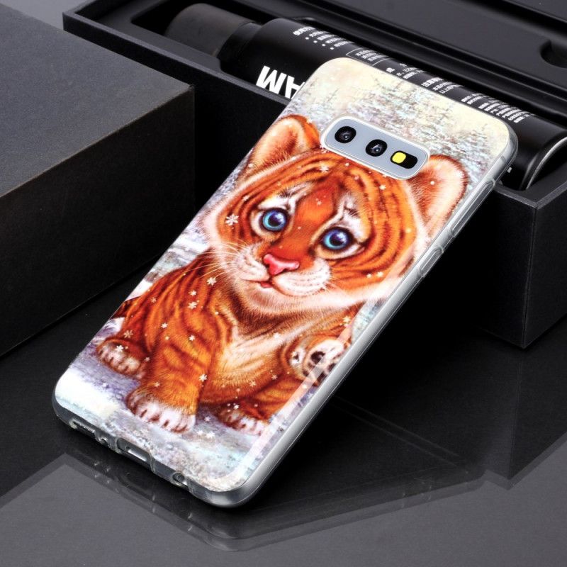 Cover Samsung Galaxy S10e Mobilcover Baby Tiger