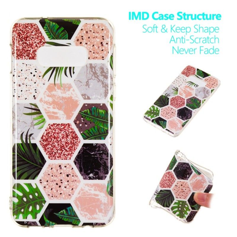 Cover Samsung Galaxy S10e Mobilcover Bikube Og Urtglitter