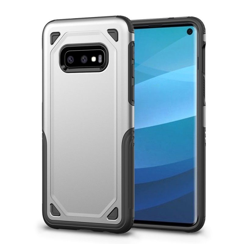 Cover Samsung Galaxy S10e Mørkeblå Premium Metaleffekt Original