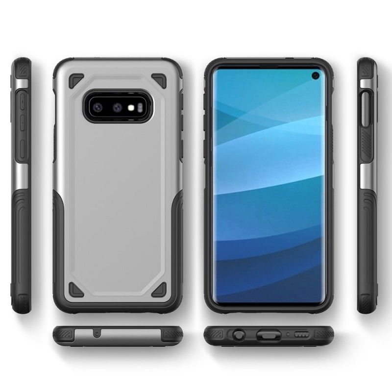 Cover Samsung Galaxy S10e Mørkeblå Premium Metaleffekt Original