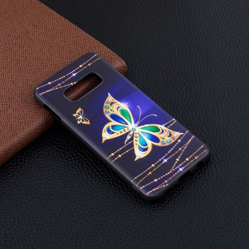 Cover Samsung Galaxy S10e Præget Magisk Sommerfugl Original