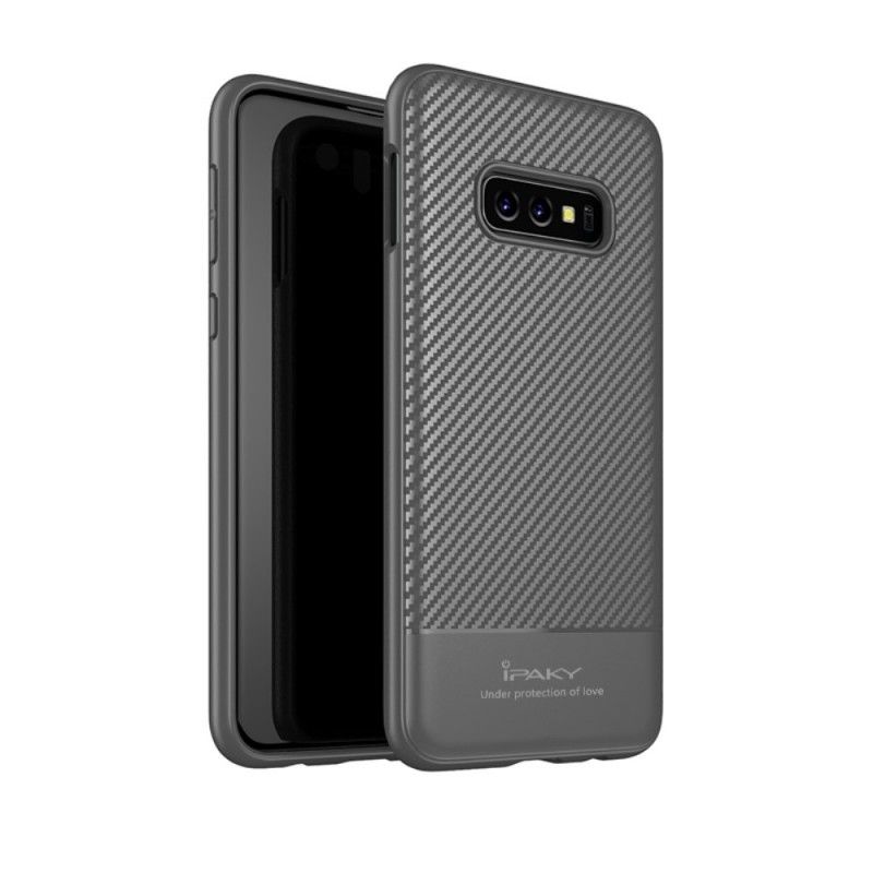 Cover Samsung Galaxy S10e Sort Ipaky Kulfiber