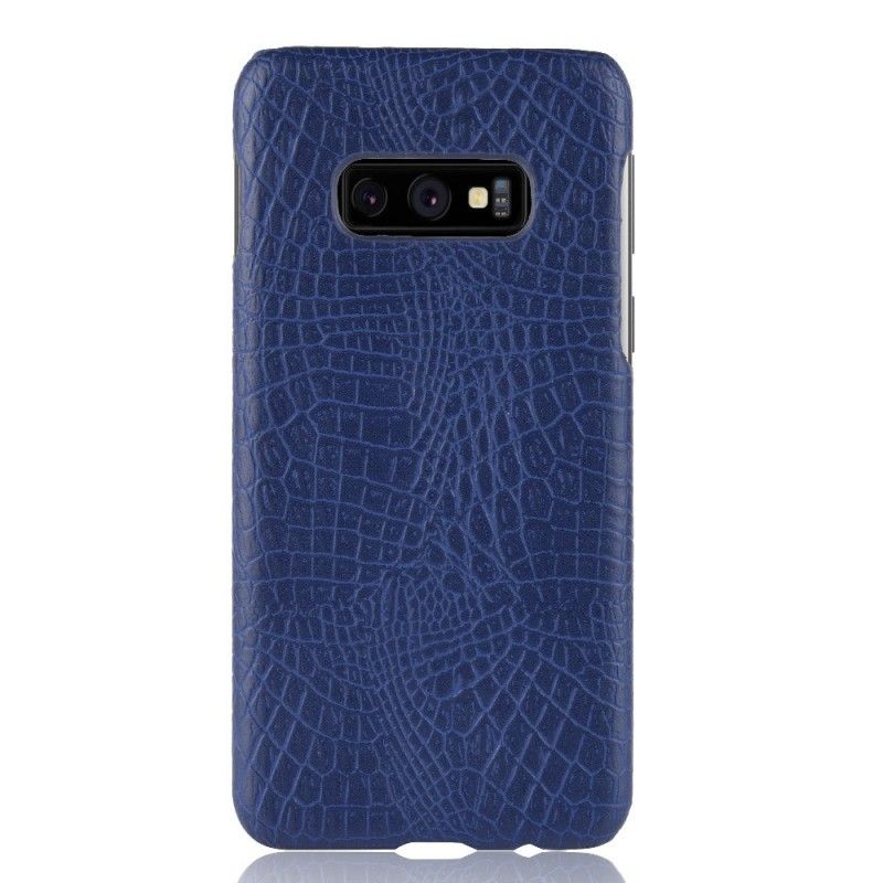 Cover Samsung Galaxy S10e Sort Mobilcover Krokodillehudeffekt