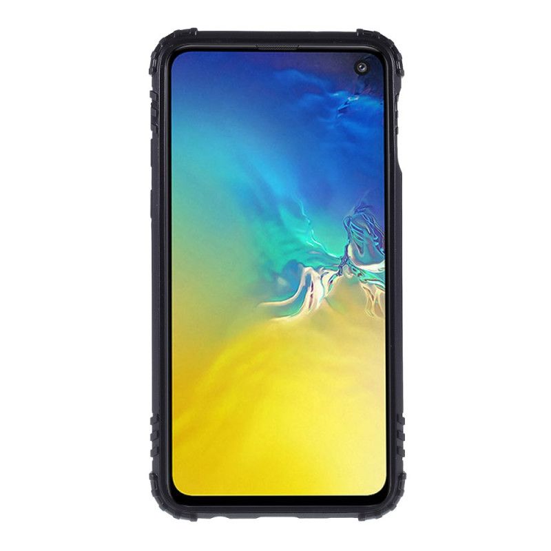 Cover Samsung Galaxy S10e Sort Ring Og Kulfiber