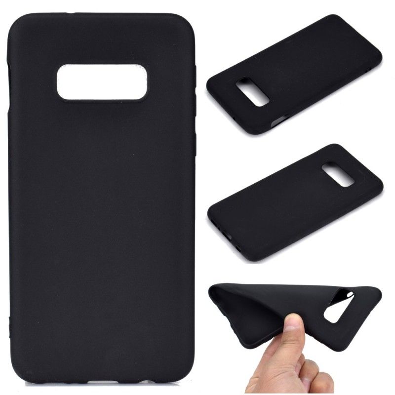 Cover Samsung Galaxy S10e Sort Silikone Original