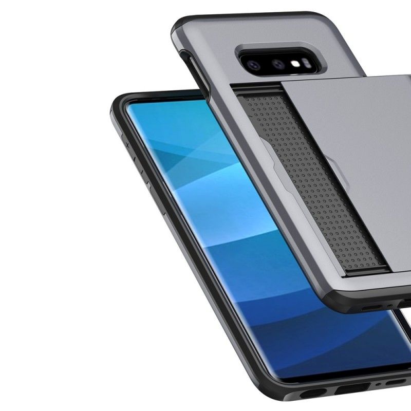 Cover Samsung Galaxy S10e Sort Stiv Prangende Kortholder