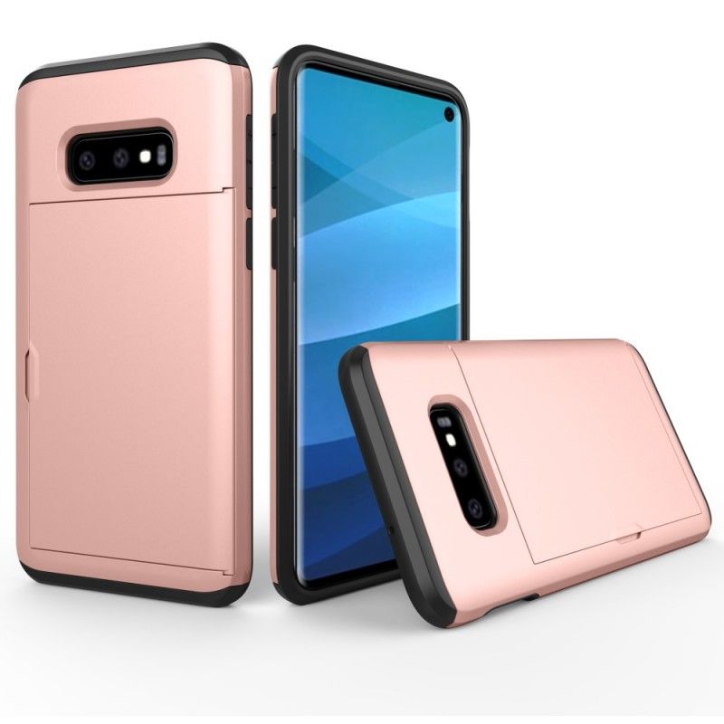 Cover Samsung Galaxy S10e Sort Stiv Prangende Kortholder