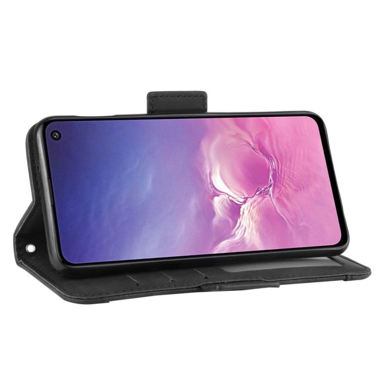 Flip Cover Læder for Samsung Galaxy S10e Sort Førsteklasses Multikort