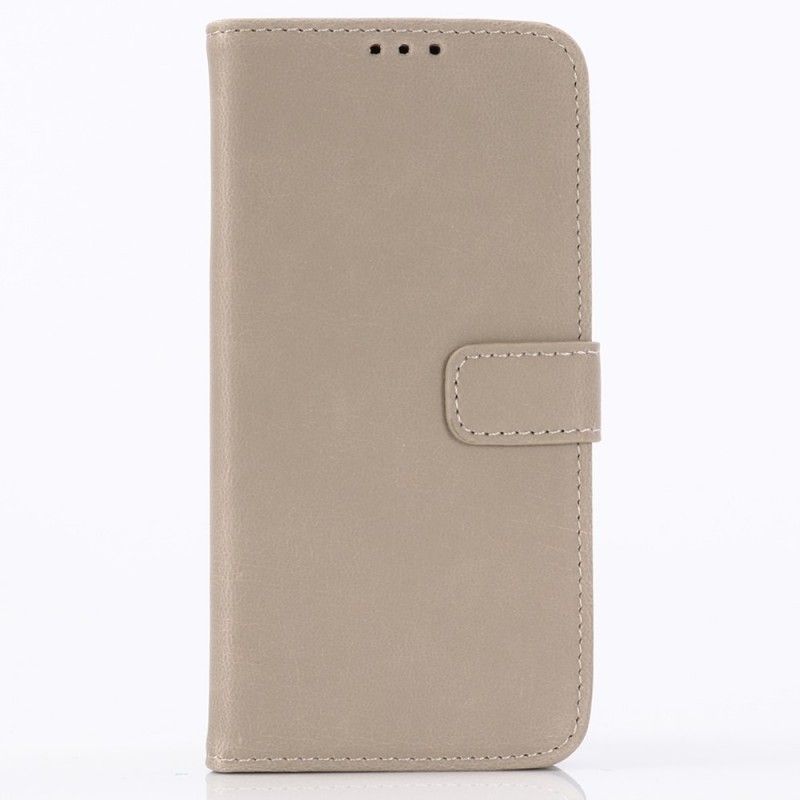 Flip Cover Læder for Samsung Galaxy S10e Sort Retro Kunstlæder