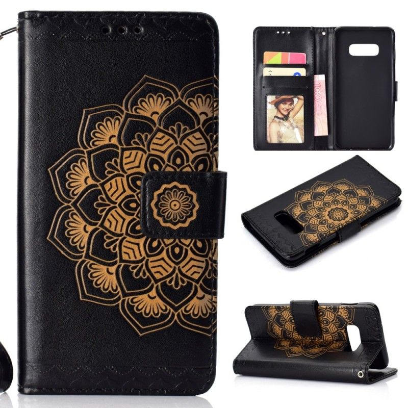 Flip Cover Læder Samsung Galaxy S10e Chic Mandala