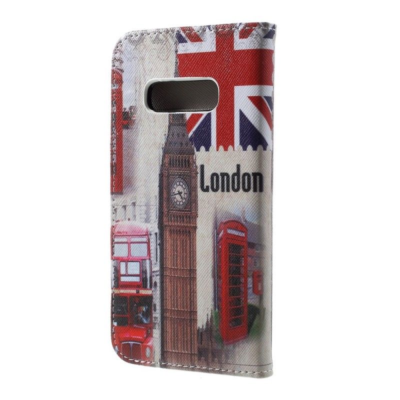 Flip Cover Læder Samsung Galaxy S10e Liv I London Beskyttelse