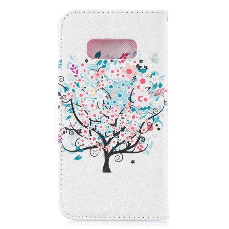 Flip Cover Samsung Galaxy S10e Blomstret Træ